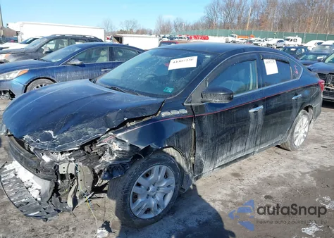 2016 Nissan Sentra S z USA, uszkodzony, nr VIN 3N1AB7APXGY324479